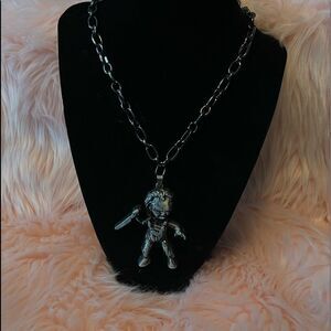Black chain Chucky necklace 